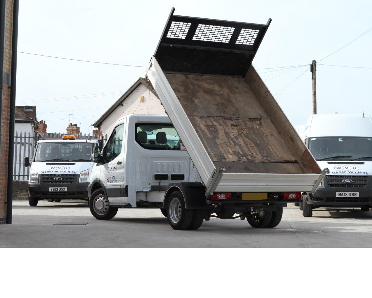 Tipper van hire in Worksop